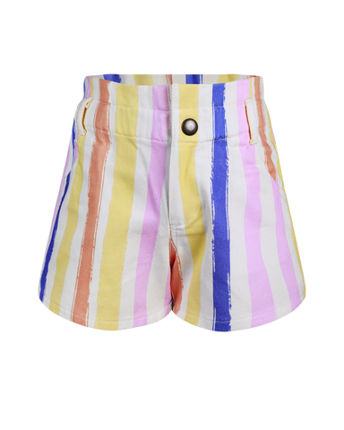 STRIPE SUMMER WOVEN SHORT