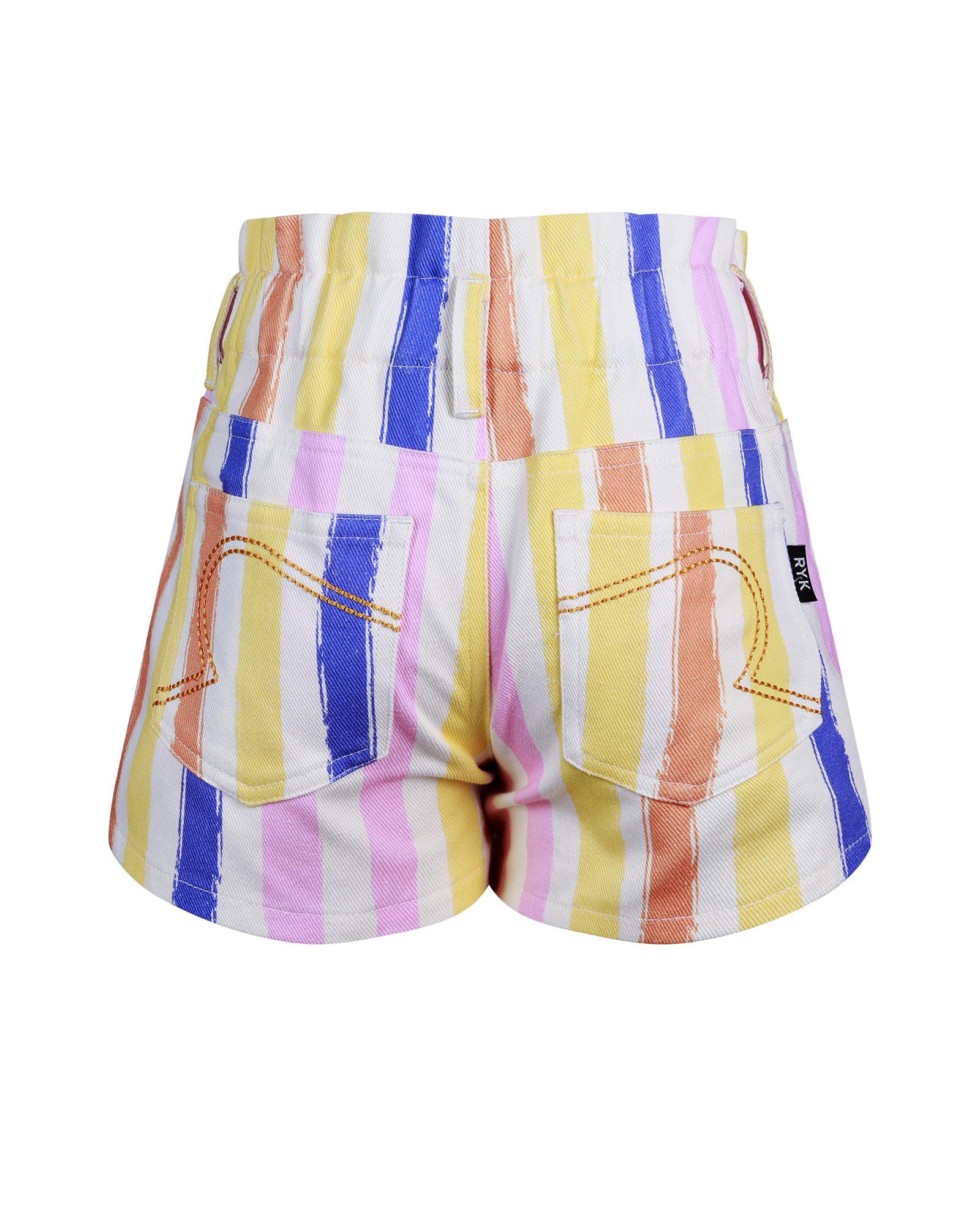STRIPE SUMMER WOVEN SHORT