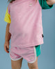 70'S SPORTY TERRY SHORT IN PINK