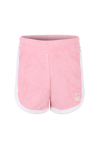 70'S SPORTY TERRY SHORT IN PINK
