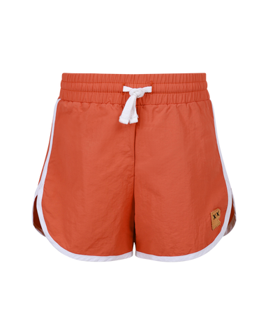 RETRO JOGGER SHORTS IN RED