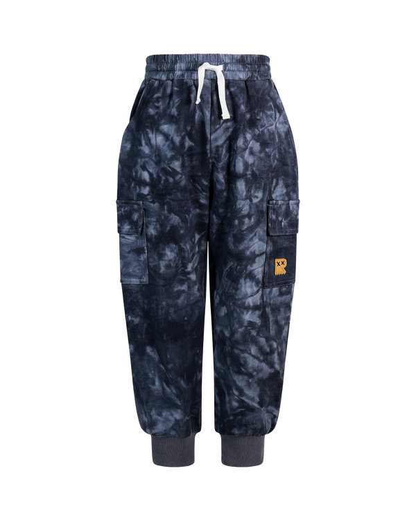 ROCK OUT CARGO TRACK PANTS IN SPACE GREY