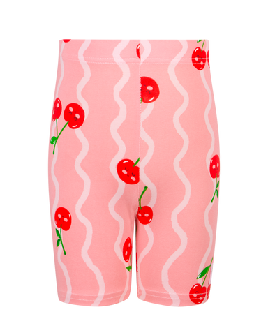 CHERRY SQUIGGLE LOLLY BIKE SHORT
