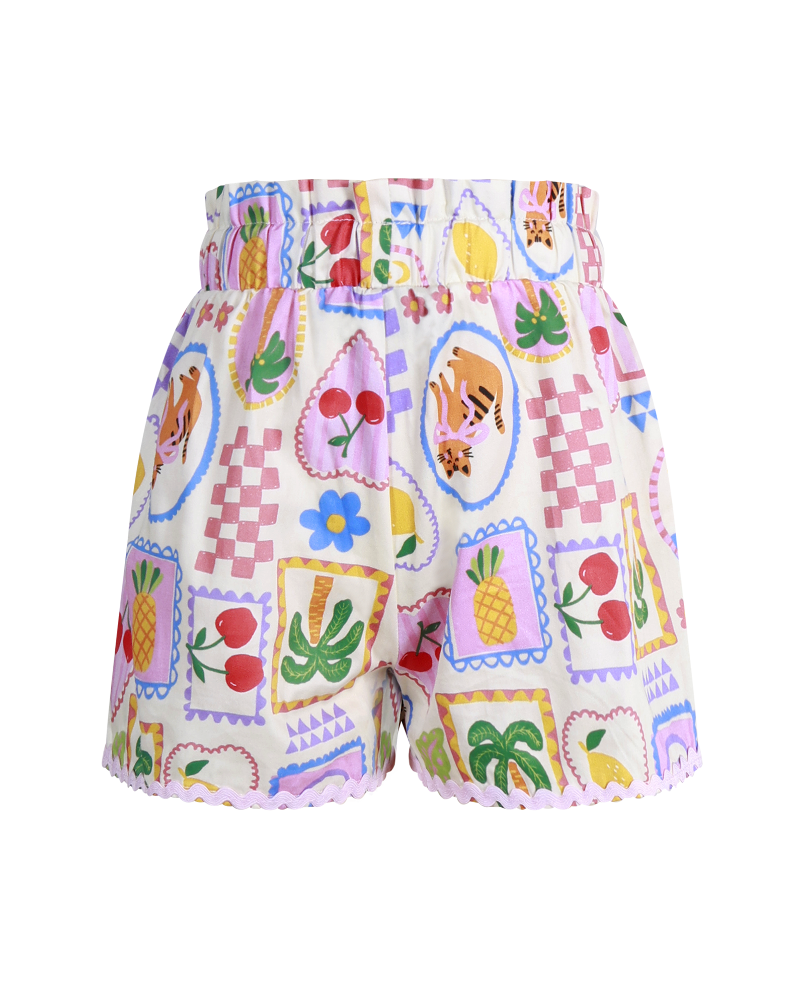TROPICAL BEACH MARY WOVEN SHORT