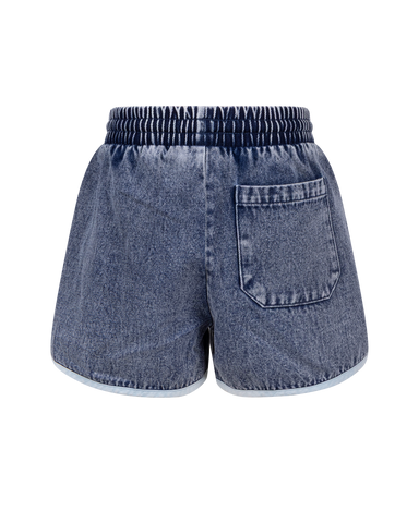 RETRO JOGGER SHORTS IN ACID WASH