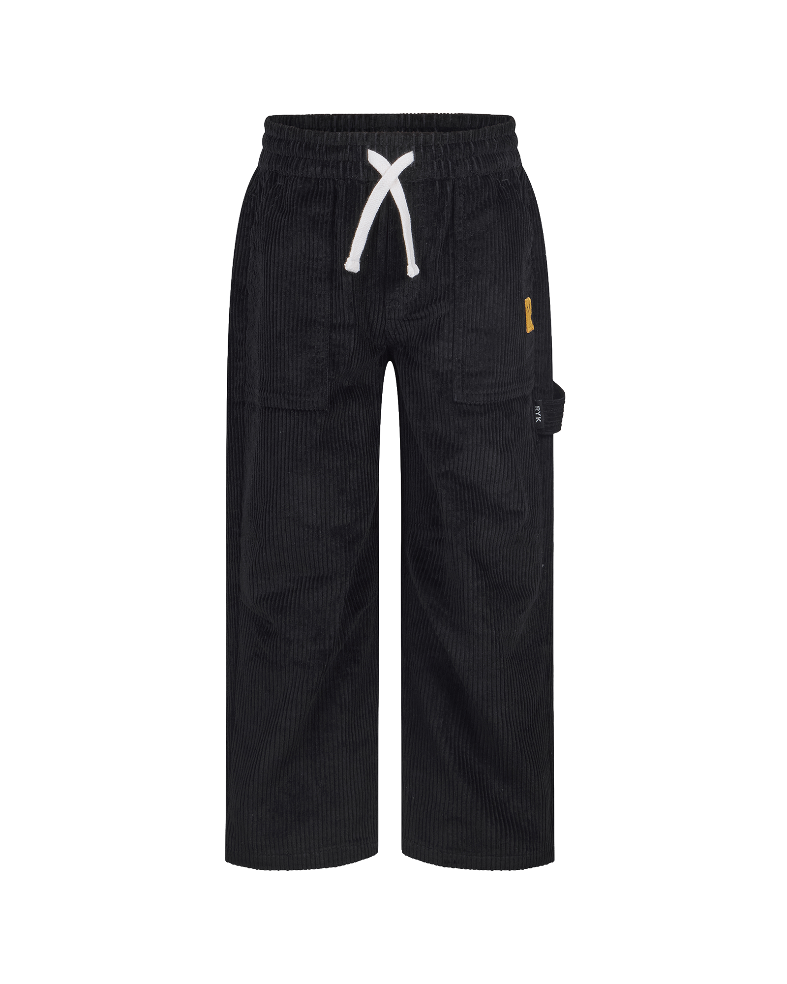 CHUNKY CORD RELAXED PANT IN CHARCOAL | Rock Your Baby