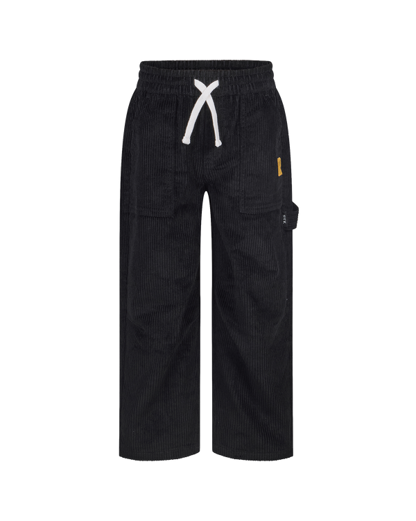 CHUNKY CORD RELAXED PANT IN CHARCOAL | Rock Your Baby