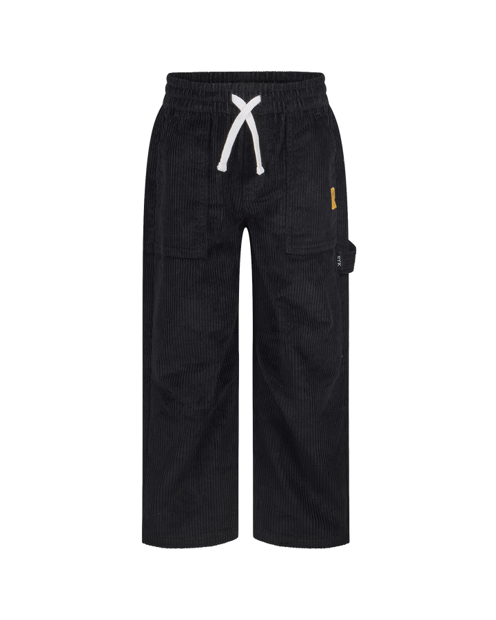 CHUNKY CORD RELAXED PANT IN CHARCOAL | Rock Your Baby