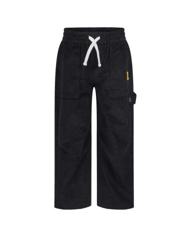 CHUNKY CORD RELAXED PANT IN CHARCOAL