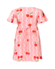 CHERRY SQUIGGLE SHORT SLEEVE BOWIE DRESS