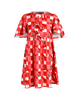 CHERRY CHECK SHORT SLEEVE BOWIE DRESS