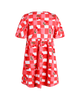 CHERRY CHECK SHORT SLEEVE BOWIE DRESS