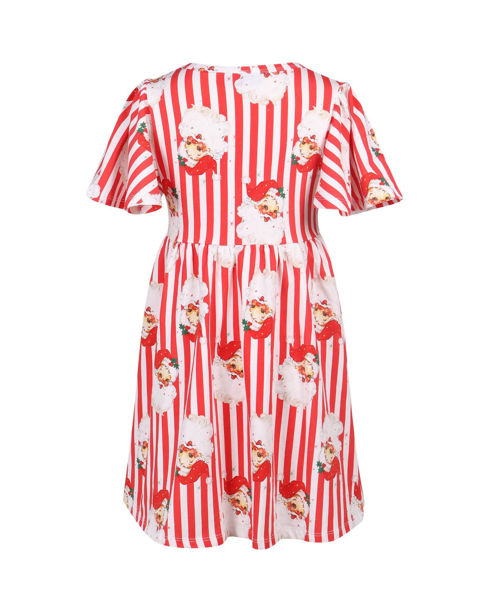 NORTH POLE STRIPE BOWIE DRESS