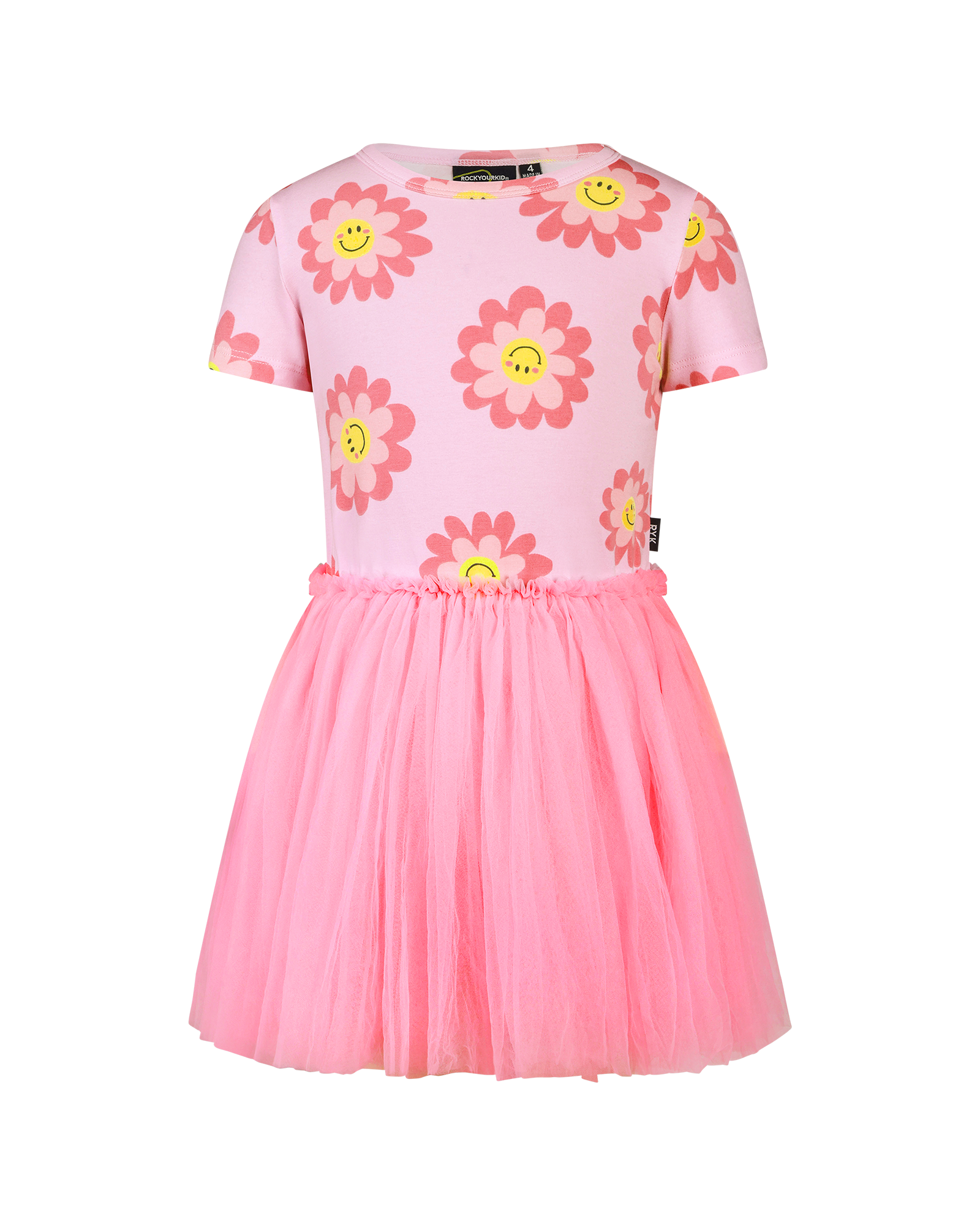 SMILE FLOWER CIRCUS DRESS