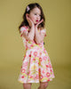 MUSHROOM WORLD SHORT SLEEVE WAISTED DRESS