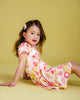 MUSHROOM WORLD SHORT SLEEVE WAISTED DRESS