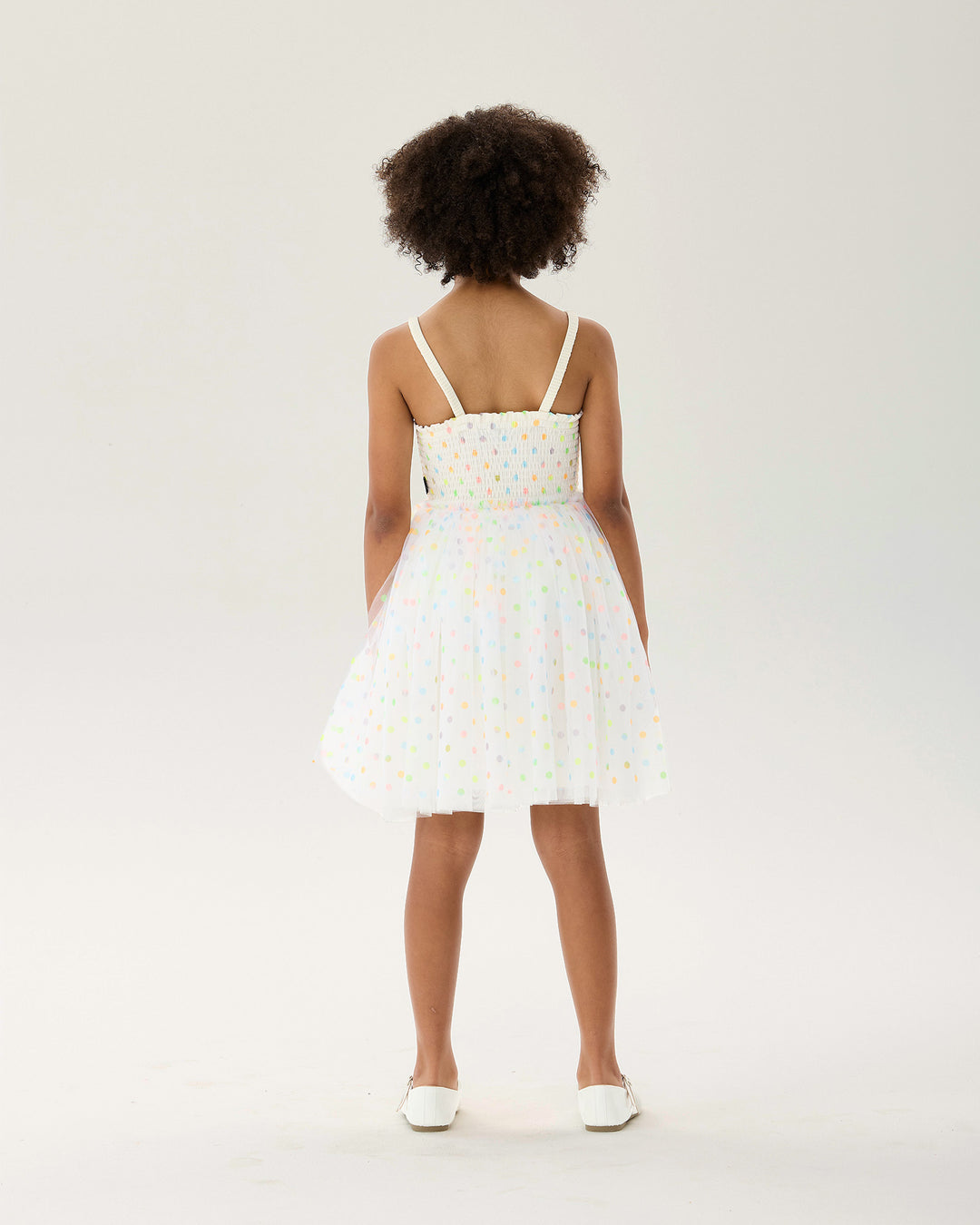 RAINBOW POLKA DOT WISHES TULLE DRESS
