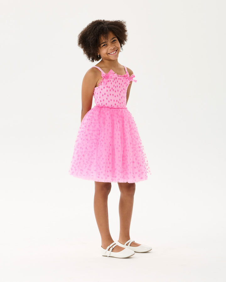 PINK POLKA DOT WISHES TULLE DRESS