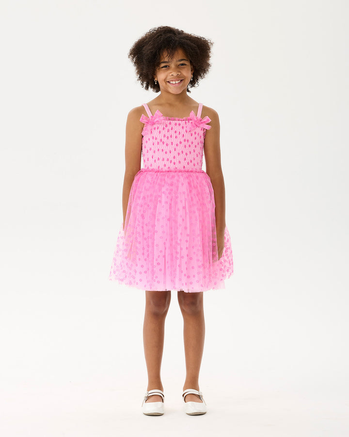 PINK POLKA DOT WISHES TULLE DRESS