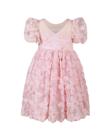 PUFFY TULLE DRESS IN SOFT PINK