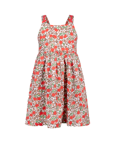 ANIMAL CHERRY PICNIC DRESS