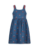 BLUE CHERRY PICNIC DRESS