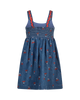 BLUE CHERRY PICNIC DRESS