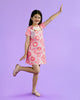 LOLA PINAFORE IN PINK DAISY