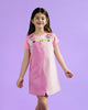 WAVY PINAFORE IN PINK
