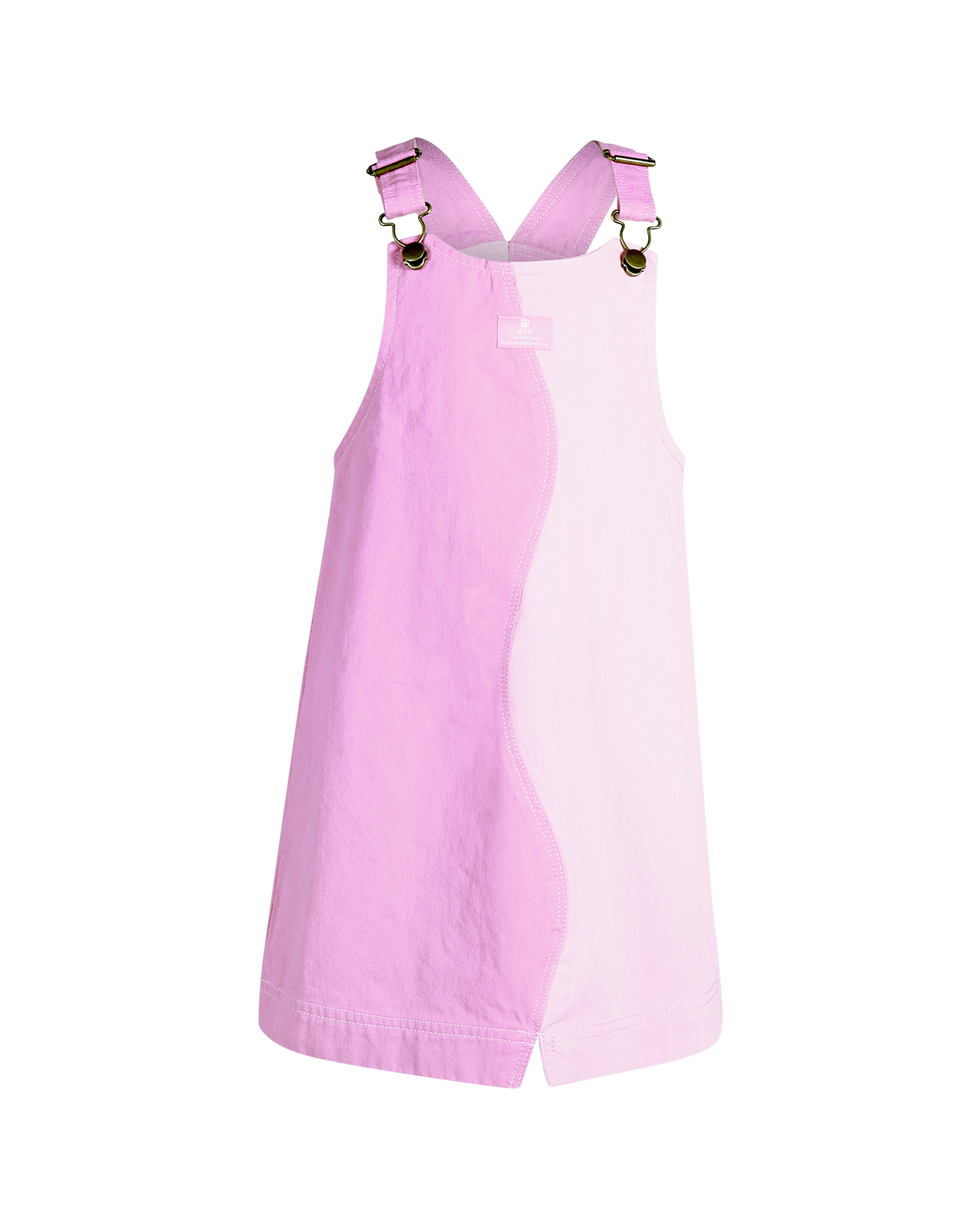WAVY PINAFORE IN PINK
