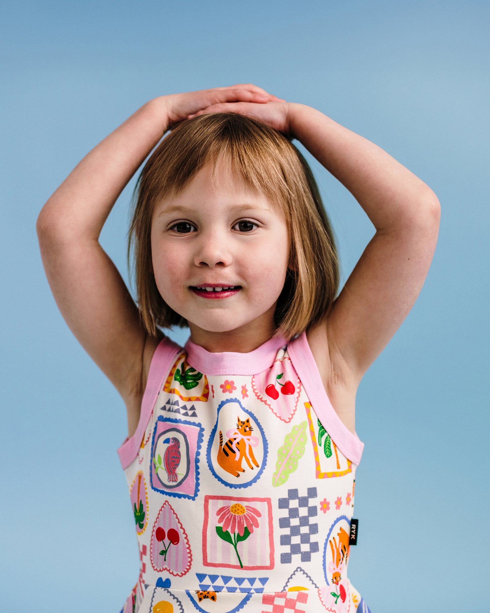 TROPICAL BEACH TENNIS DRESS