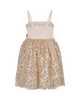 SEQUIN DISCO DRESS IN GOLD