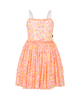 CORAL DISCO SEQUIN DRESS