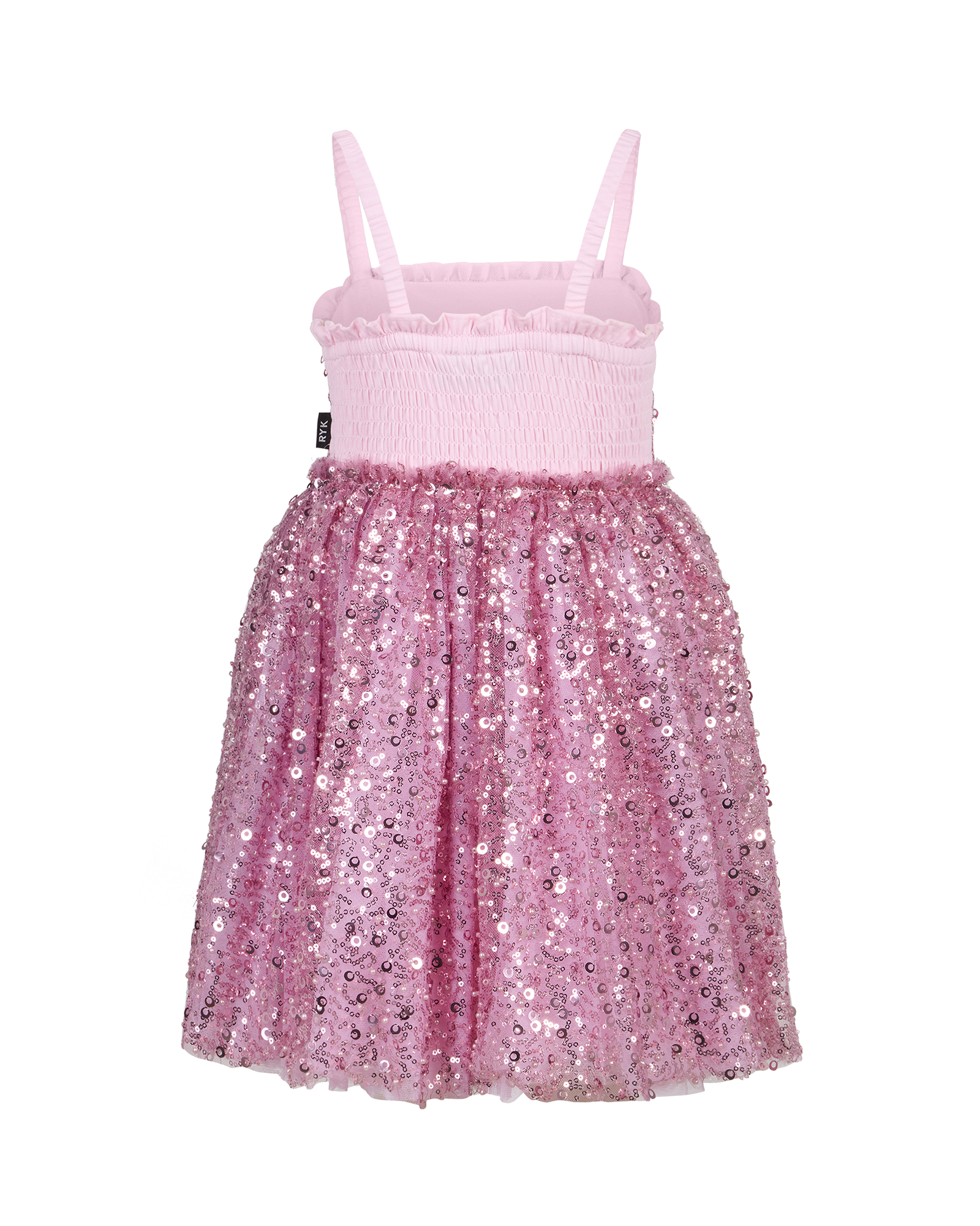 SEQUIN DISCO DRESS IN POPPY