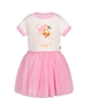 SANTA SHORT SLEEVE RINGER DRESS