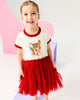 OH DEER SHORT SLEEVE RINGER DRESS