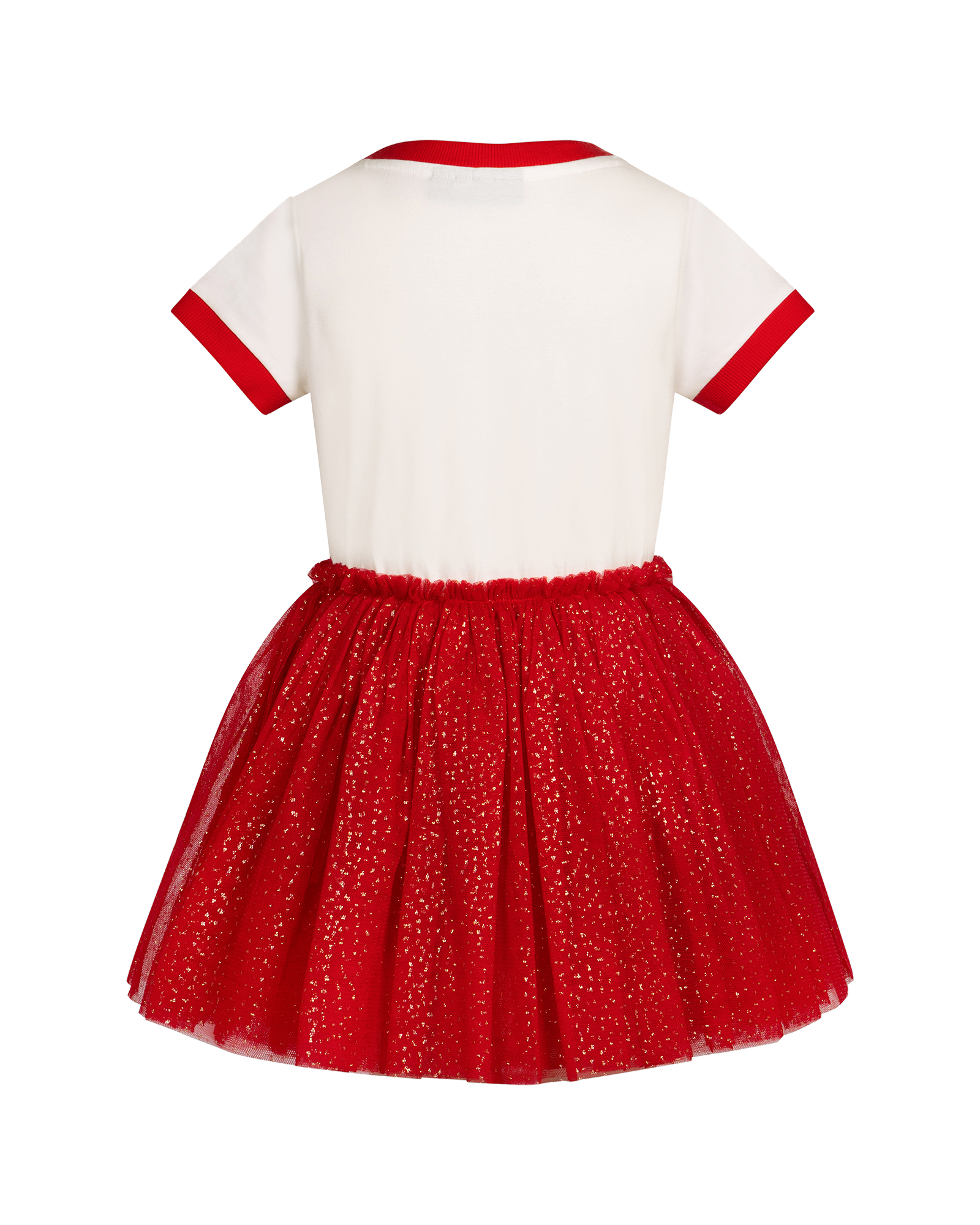 OH DEER SHORT SLEEVE RINGER DRESS