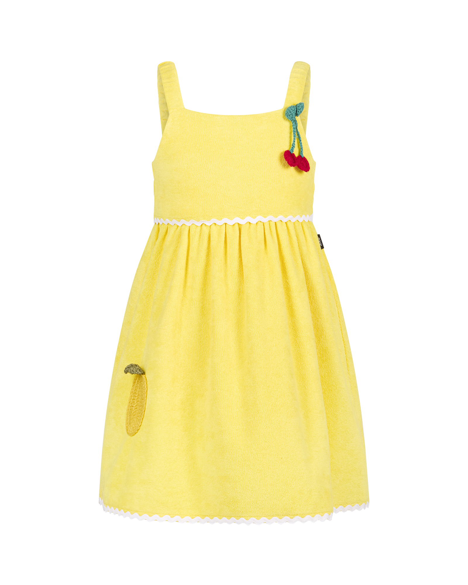 ISLA TERRY DRESS IN LEMON