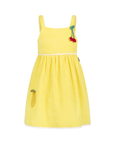 ISLA TERRY DRESS IN LEMON
