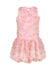 ODETTE ROSETTE DRESS IN PASTEL PINK