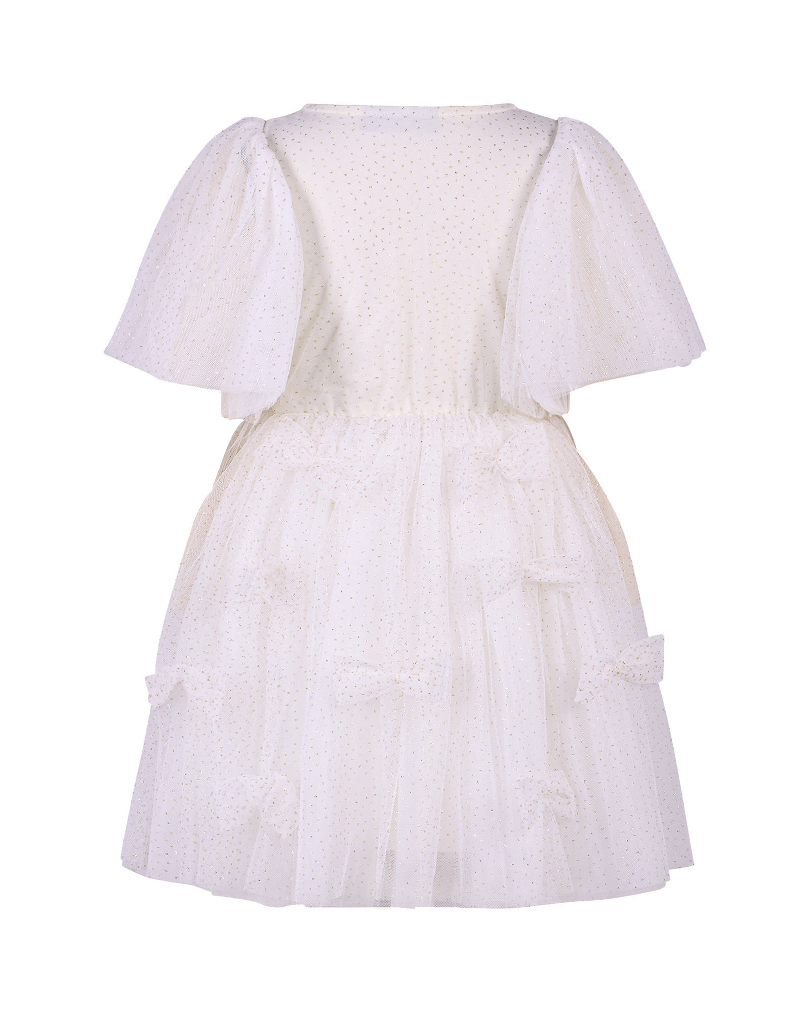 BOW BOW DRESS IN SNOW CONE