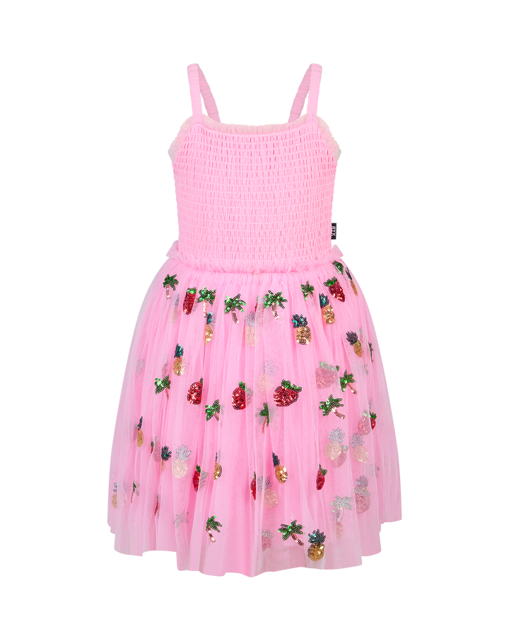 TROPICAL WISHES TULLE DRESS
