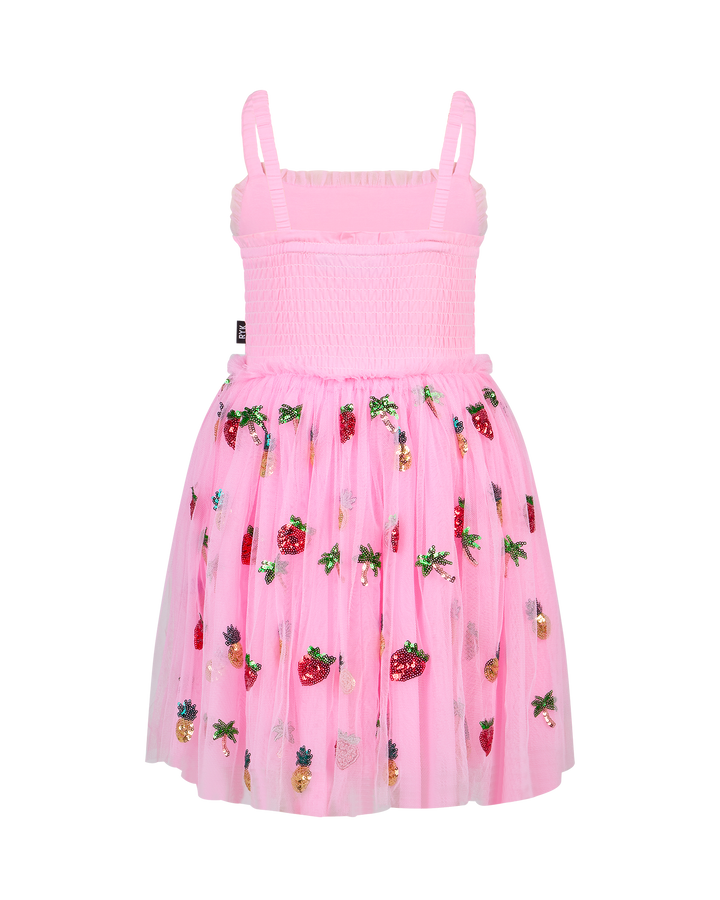 TROPICAL WISHES TULLE DRESS