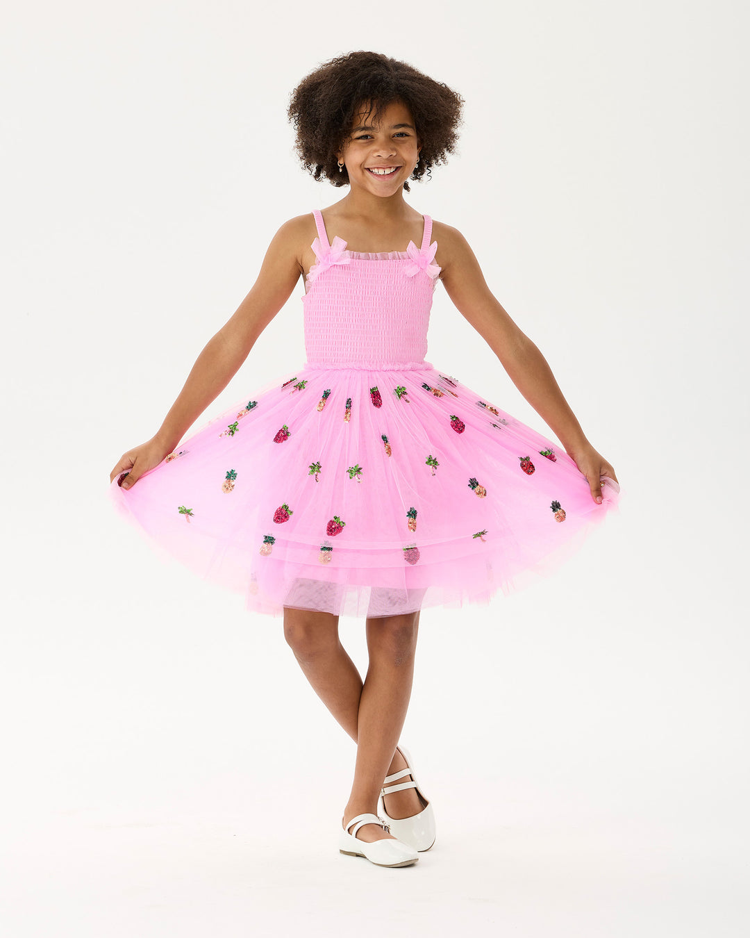 TROPICAL WISHES TULLE DRESS