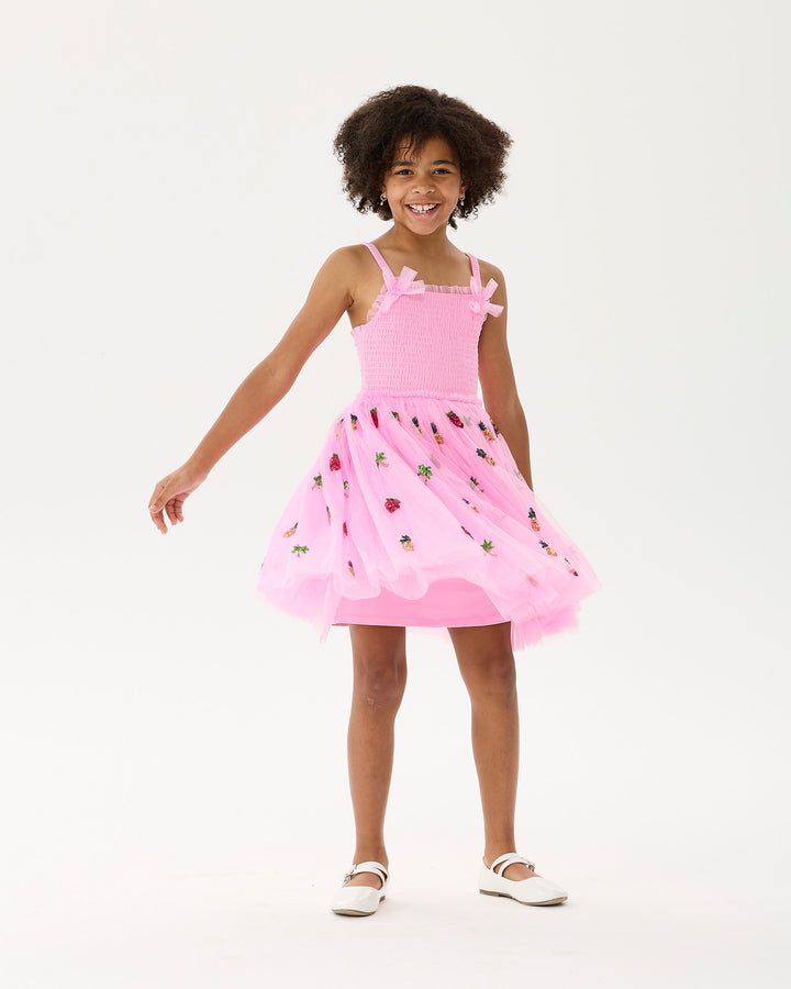 TROPICAL WISHES TULLE DRESS