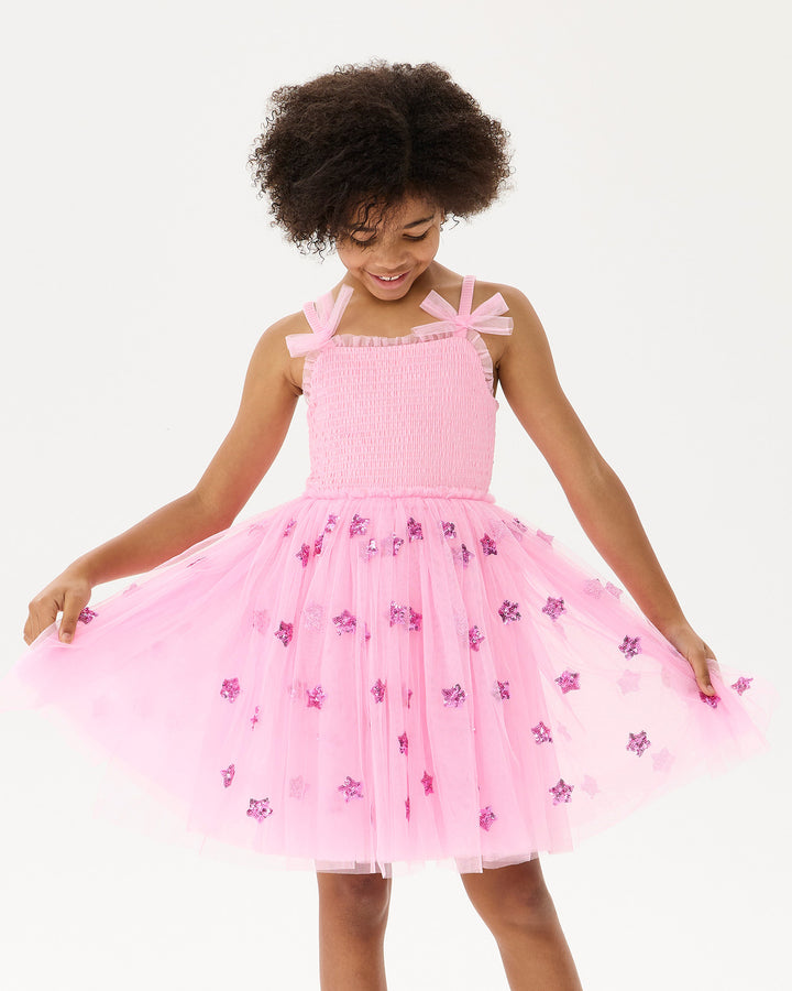 WISHES TULLE DRESS IN POPPY STARS | Rock Your Baby
