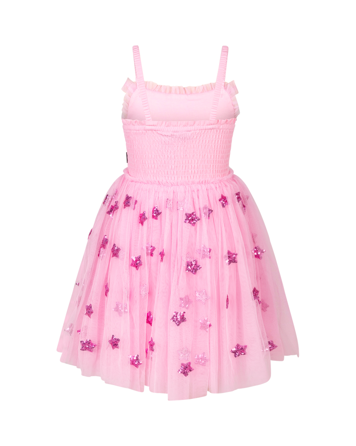 WISHES TULLE DRESS IN POPPY STARS