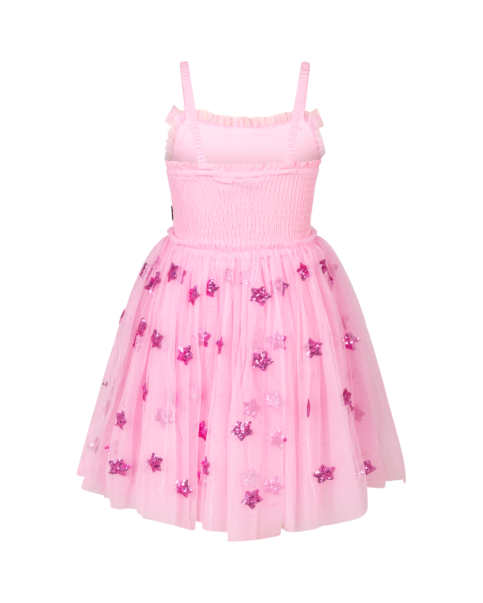 WISHES TULLE DRESS IN POPPY STARS