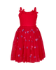 WISHES TULLE DRESS IN RED CANDY STARS