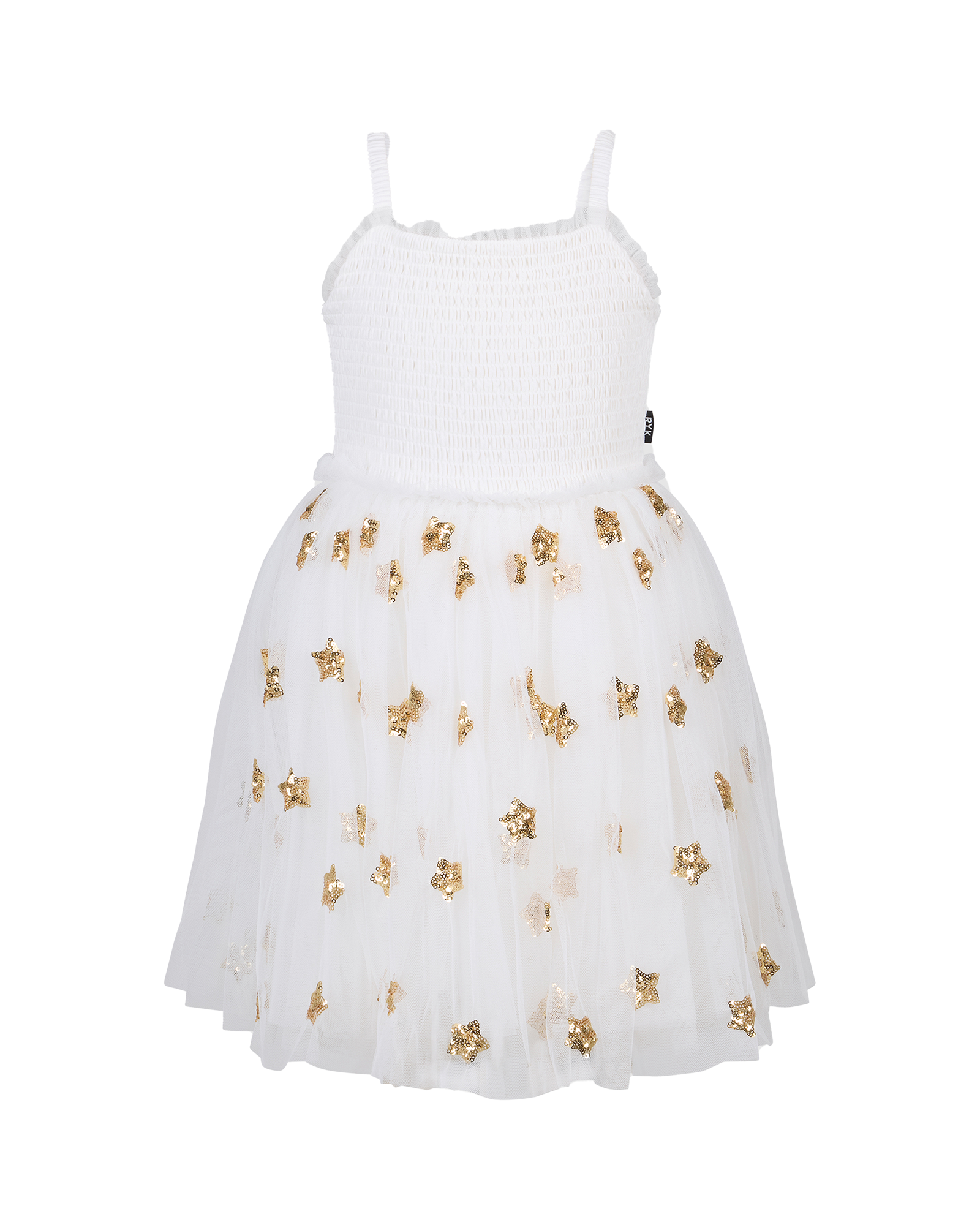 WISHES TULLE DRESS IN SNOW CONE STARS